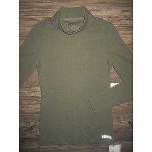 No Bull Quilted Crew Pullover Shirt XS Green